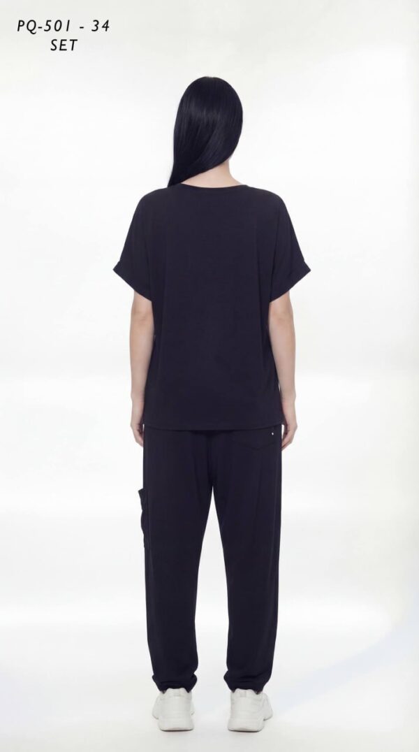 Women's Studded Detail Two-Piece Lounge Set