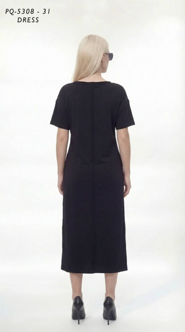 Distressed 'Queen' Studded T-Shirt Dress