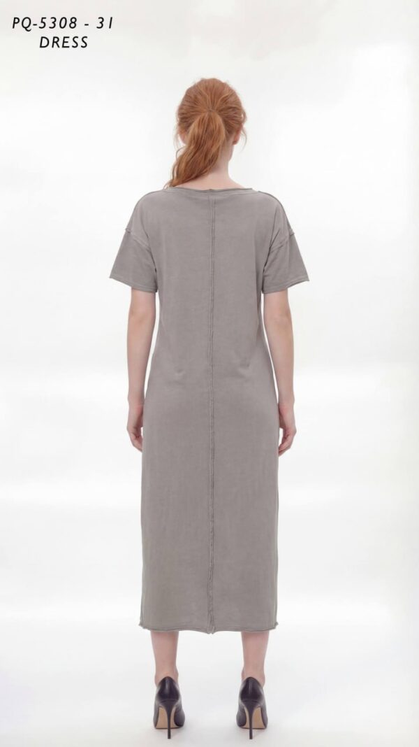 Distressed 'Queen' Studded T-Shirt Dress