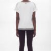 Asymmetric 'Queen' T-Shirt with Mesh & Stud Trim