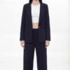 Eyelet Detail Blazer & Trouser Set