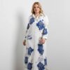 Wholesale Printed Maxi Shirt Dress