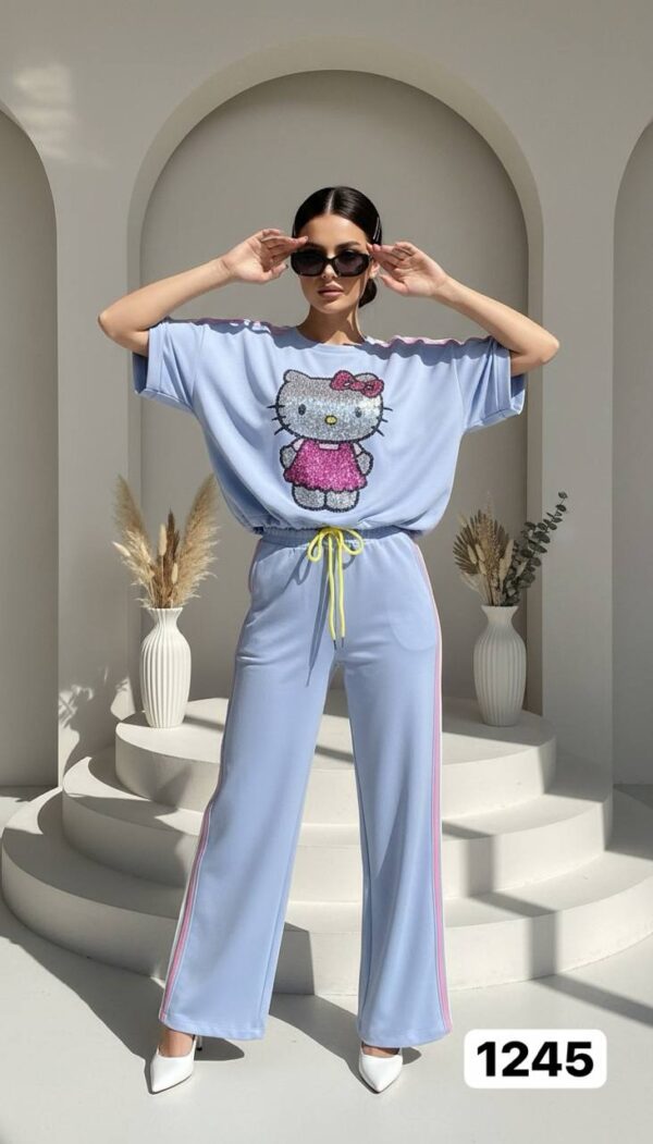 Wholesale Hello Kitty Sequin Tracksuit Set