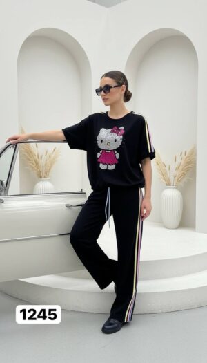 Wholesale Hello Kitty Sequin Tracksuit Set