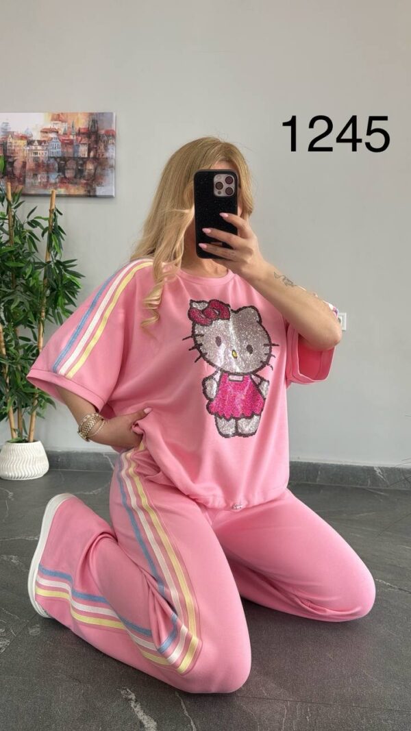 Wholesale Hello Kitty Sequin Tracksuit Set