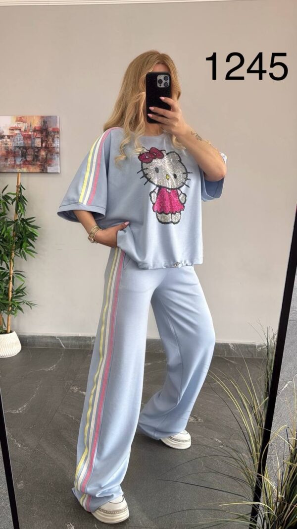 Wholesale Hello Kitty Sequin Tracksuit Set