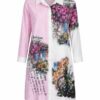 Wholesale Artistic Mixed-Print Shirtdress