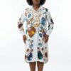 Luxury Gemstone Print Wholesale Shirtdress