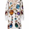 Luxury Gemstone Print Wholesale Shirtdress