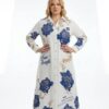 Wholesale Printed Maxi Shirt Dress