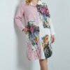 Wholesale Artistic Mixed-Print Shirtdress