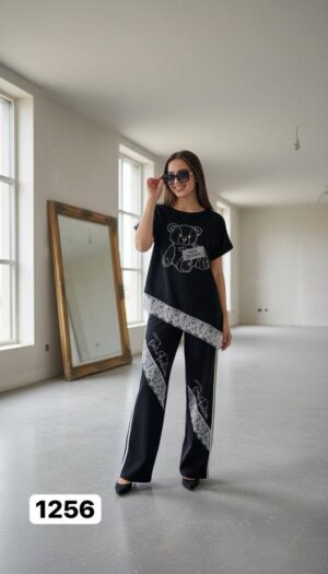 Wholesale Embellished Teddy Bear Lace Trim Set