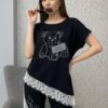 Wholesale Embellished Teddy Bear Lace Trim Set