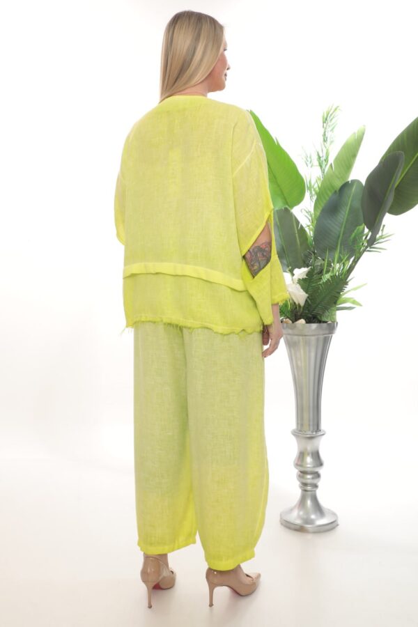 Wholesale Lime Green Linen Co-ord Set
