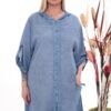 Wholesale Hooded Linen-Blend Tunic
