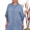 Wholesale Hooded Linen-Blend Tunic