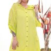 Wholesale Hooded Linen-Blend Tunic