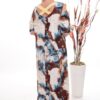 Wholesale Abstract Print Cold Shoulder Set