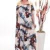 Wholesale Abstract Print Cold Shoulder Set