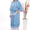 Wholesale Ombre Crochet Detail Hoodie & Skirt Set