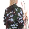 Grommet Detail Camo Utility Jacket