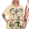 Wholesale Floral Graphic Asymmetrical Tunic Top