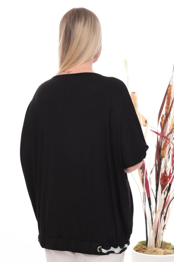 Sunflower Sequin Polka Dot Tunic Blouse