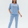 Embellished Wing Graphic Two-Piece Lounge Set Embellished Wing Graphic Two-Piece Lounge Set