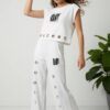 Grommet Detail Two-Piece Lounge Set
