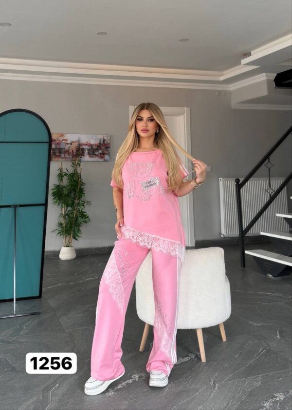 Wholesale Embellished Teddy Bear Lace Trim Set