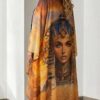 Wholesale Egyptian Sunset Print Duster and Dress Set Wholesale Egyptian Sunset Print Duster and Dress Set