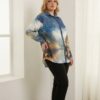 Wholesale Egyptian Queen Print Tunic Blouse Wholesale Egyptian Queen Print Tunic Blouse