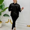 Wholesale Pearl-Embellished Oversized Shirt Wholesale Pearl-Embellished Oversized Shirt