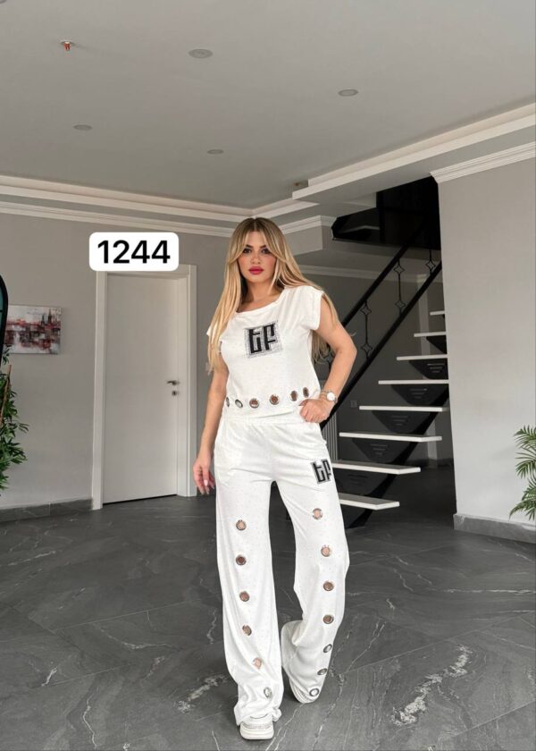Grommet Detail Two-Piece Lounge Set