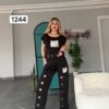 Grommet Detail Two-Piece Lounge Set