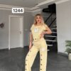 Grommet Detail Two-Piece Lounge Set