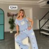 Grommet Detail Two-Piece Lounge Set