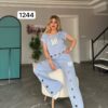 Grommet Detail Two-Piece Lounge Set