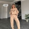 Embellished Wing Graphic Two-Piece Lounge Set Embellished Wing Graphic Two-Piece Lounge Set