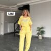 Embellished Wing Graphic Two-Piece Lounge Set Embellished Wing Graphic Two-Piece Lounge Set