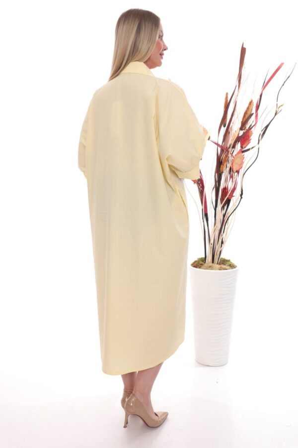 Oversized Dandelion Print Shirtdress Oversized Dandelion Print Shirtdress