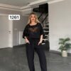 Embellished Wing Graphic Two-Piece Lounge Set Embellished Wing Graphic Two-Piece Lounge Set