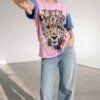 Premium Leopard Graphic Blouse Premium Leopard Graphic Blouse