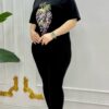 Black Beaded Grape Embellished Blouse Premium Edition Black Beaded Grape Embellished Blouse Premium Edition