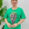 Black Beaded Grape Embellished Blouse Premium Edition Black Beaded Grape Embellished Blouse Premium Edition