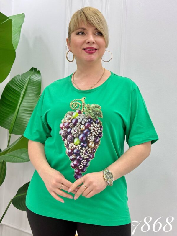 Black Beaded Grape Embellished Blouse Premium Edition Black Beaded Grape Embellished Blouse Premium Edition