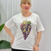 Black Beaded Grape Embellished Blouse Premium Edition Black Beaded Grape Embellished Blouse Premium Edition