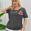 Women's Striped Casual Blouse