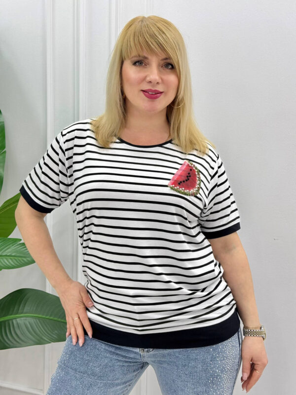 Women's Striped Casual Blouse