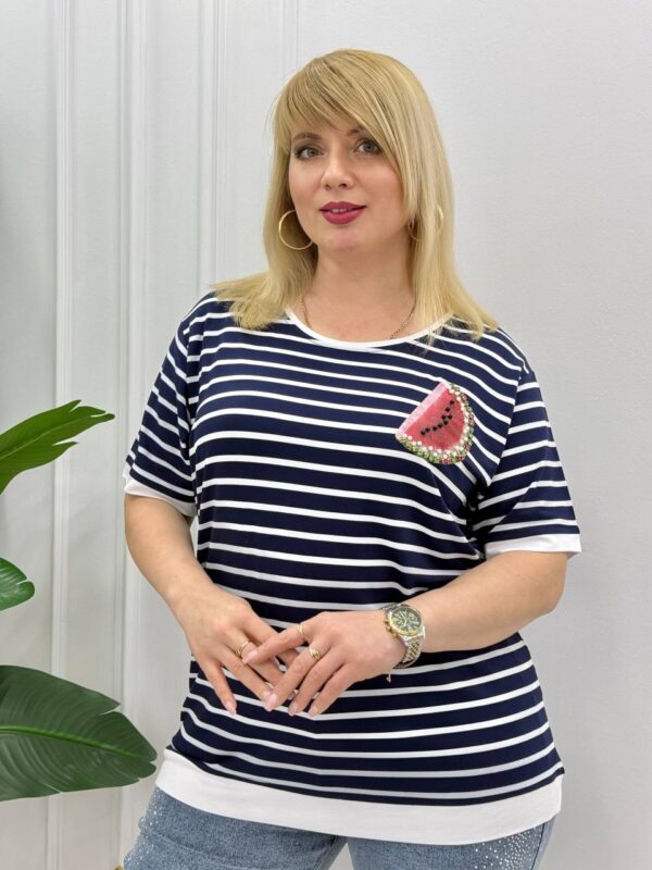 Women's Striped Casual Blouse